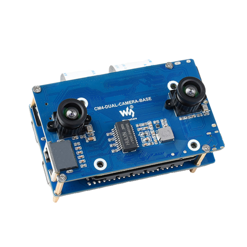 Placa de Expansão de Visão Bin - Raspberry Pi Compute Module 4 Dual Camera Board avaliação e preço
